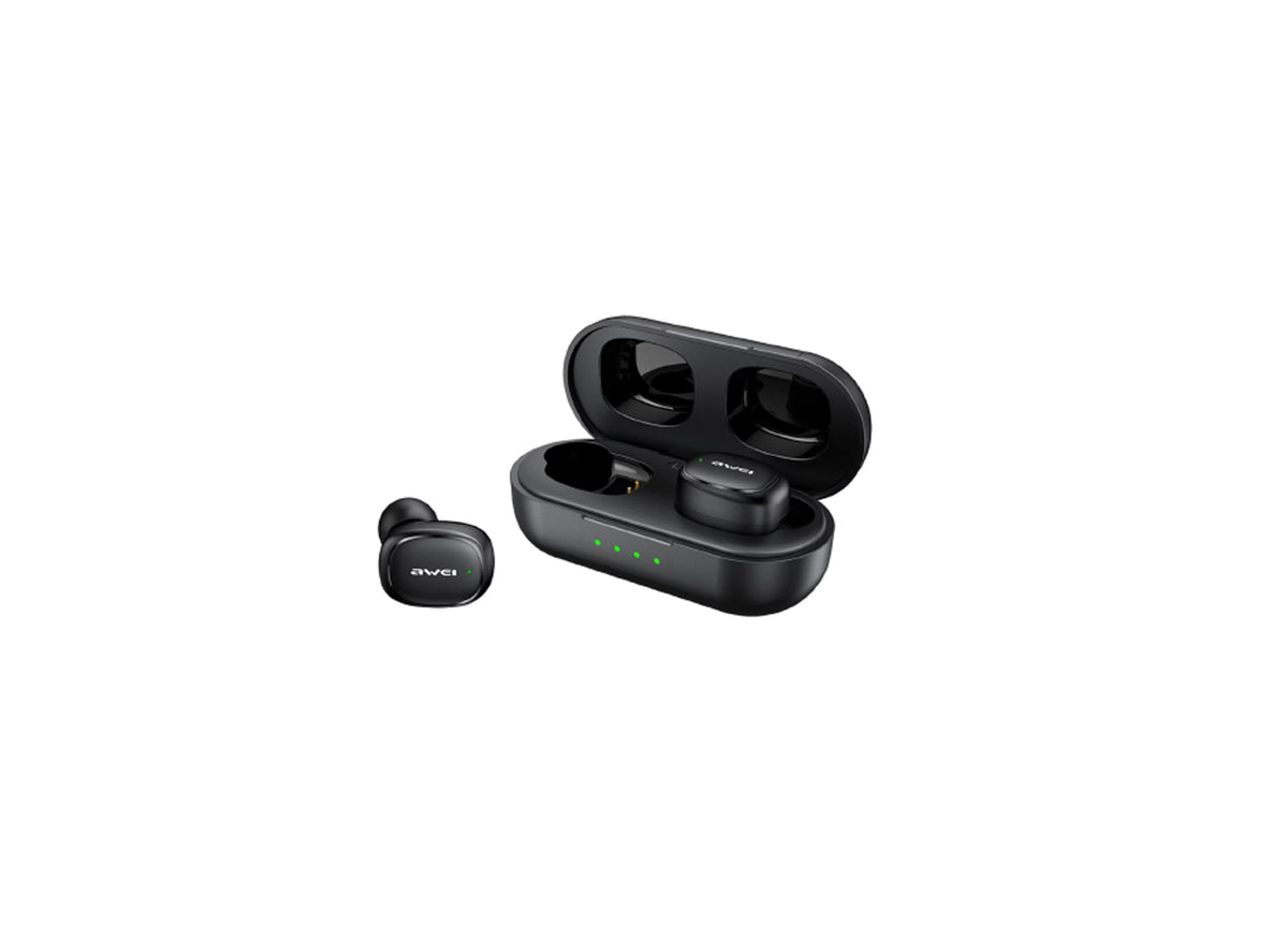 AWEI T13 PRO True Wireless Bluetooth Earbuds IPX6 Waterproof - Black