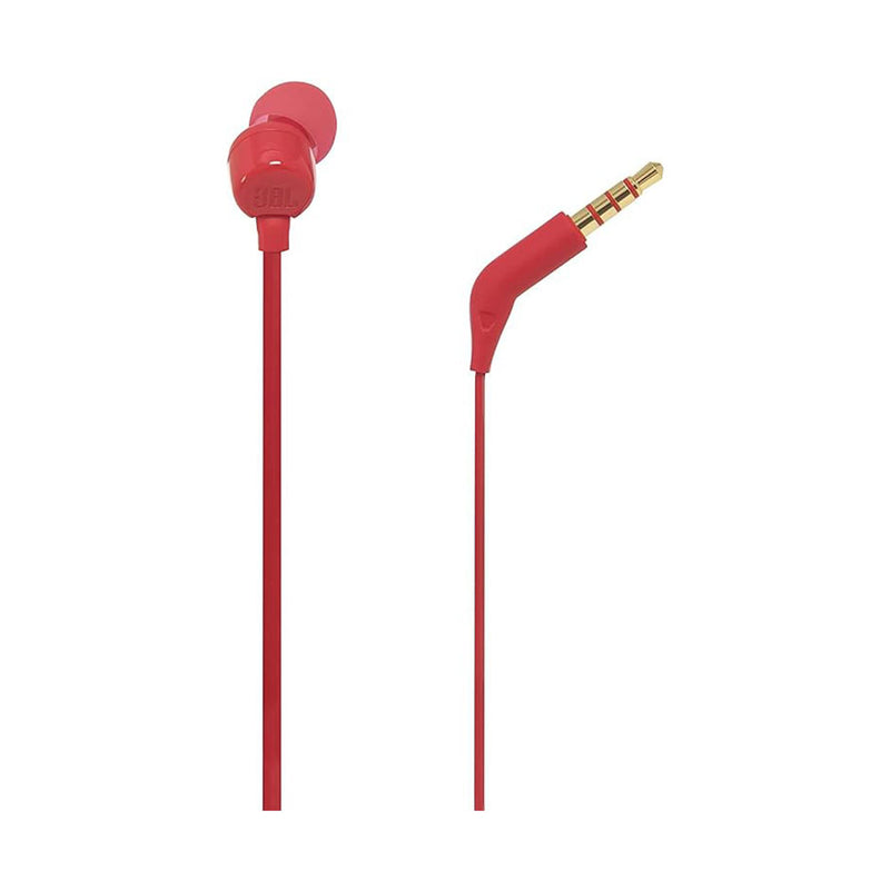 JBL TUNE 110 In-Ear Headphones with Mic (Black)